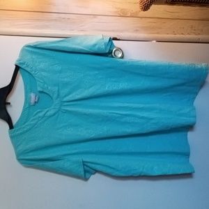 Liz and Me Turquoise Top